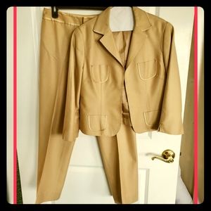 Vintage Carlisle Champagne Pantsuit, Never Worn.